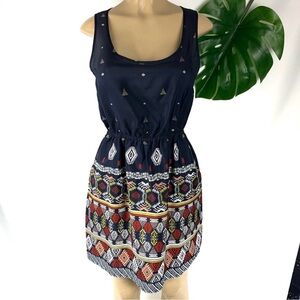 Quiksilver Tribal Print Mini Dress